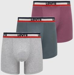 Levi's boxeralsó 3 db rózsaszín, férfi - rózsaszín XL