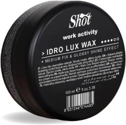 Shot - IDRO LUX WAX pentru par - hidro-modelabila naturala, fixaj mediu, efect lucios 100 ml (SHWA129)