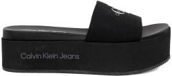 Calvin Klein Sandale Flatform Sandal Monogram YW0YW01036 bds black (YW0YW01036 bds black)