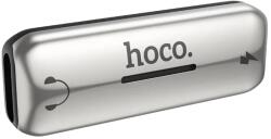 hoco. Convertor Audio Lightning Hoco LS27 Dual Port 2A Argintiu (6931474709561)