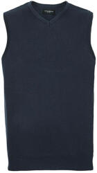 Russell Collection Adults' V-Neck Sleeveless Knitted Pullover (704002013)