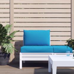 vidaXL Perne canapea din paleți, 2 buc. , albastru deschis, textil (315056) - comfy