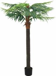 vidaXL Plantă artificială palmier phoenix cu ghiveci, verde, 215 cm (336310)