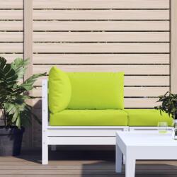 vidaXL Perne pentru canapea din paleți, 3 buc. , verde aprins, textil (315075) - comfy