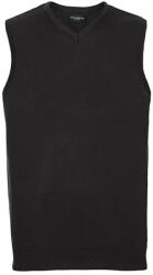 Russell Collection Adults' V-Neck Sleeveless Knitted Pullover (704001015)