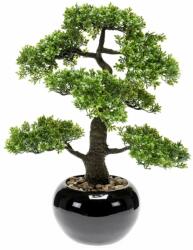 Emerald Ficus artificial mini bonsai, verde, 47 cm 420006 (414506)