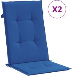 vidaXL Perne pentru scaun de grădină, 2 buc. , albastru regal, 120x50x4 cm (314116)