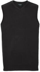 Russell Collection Adults' V-Neck Sleeveless Knitted Pullover (704001012)