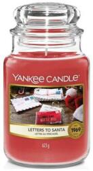 Yankee Candle Lumânare aromată în borcan Scrisoare pentru Moș Crăciun - Yankee Candle Letters To Santa Jar 411 g