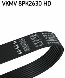SKF Curea transmisie cu caneluri SKF VKMV 8PK2630 HD - automobilus