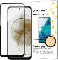 Wozinsky Durable Wozinsky Full Glue Tempered Glass for Motorola G73 Full Screen with Frame - Black - vexio
