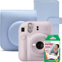 Fujifilm Instax Mini 12 Blossom Pink 10 + blue album, blue cover