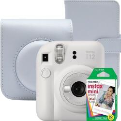 Fujifilm Instax Mini 12 Clay White 10 + cover and album Aparat foto analogic