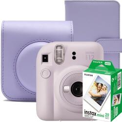 Fujifilm Instax Mini 12 Lilac Purple + Set 20 Aparat foto analogic