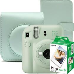 Fujifilm Instax Mini 12 Mint Green + Set 20 + case + album