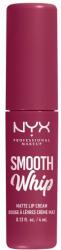 NYX Cosmetics Smooth Whip Matte Lip Cream habosított állagú rúzs a tökéletesen sima ajkakért 4 ml árnyék 08 Fuzzy Slippers