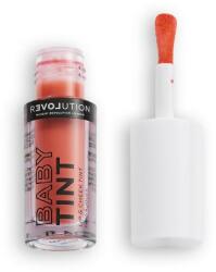 Revolution Beauty Baby Tint Lip & Cheek 2 az 1-ben matt rúzs és pirosító 1.4 ml árnyék Coral