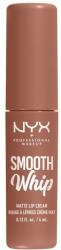 NYX Cosmetics Smooth Whip Matte Lip Cream habosított állagú rúzs a tökéletesen sima ajkakért 4 ml árnyék 01 Pancake Stacks