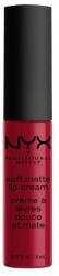 NYX Cosmetics Soft Matte Lip Cream mattító krémrúzs 8 ml árnyék 10 Monte Carlo