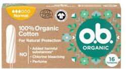o. b o. b. Organic Normal tampon Tampoane 16 buc pentru femei