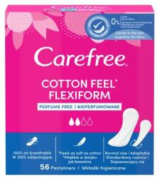 Carefree Cotton Feel Flexiform absorbant slip Absorbante slip 56 buc pentru femei