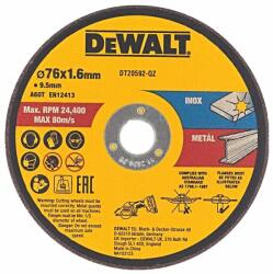 DEWALT DT20592-QZ Vágókorong DCS438 sarokcsiszolóhoz Inox/fém 76x1, 6x9, 5mm, 3db (DT20592-QZ)