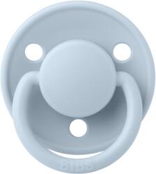 BIBS Suzeta De Lux Silicon BIBS Baby Blue, tetina rotunda, marime universala (0-3 ani) (1010231C)