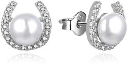 MOISS Bájos ezüst fülbevaló gyöngyökkel és cirkónium kövekkel E0003103 - vivantis