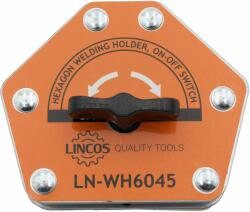 Lincos Hatszögletű hegesztő tartó ki-be kapcsolóval, 20kg (LN-WH6045)