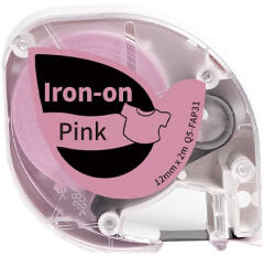 AIMO Etichete haine AIMO Iron-On 12mm x 2m, negru roz, Q5-FA231 Q5-FAP31 (AIQ5FAP31)