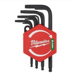 Milwaukee imbuszkulcs készlet compact 9 részes 4932492703 torx - szerszamstore