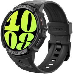 Spigen Husa pentru Samsung Galaxy Watch6 44mm si Curea Spigen Rugged Armor Pro Black (8809896748070)