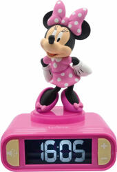  Ceas deşteptător cu lumină de noapte 3D Minnie Mouse (LXBRL800MN) Puzzle