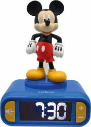  Ceas deşteptător cu lumină de noapte 3D Mickey Mouse (LXBRL800MCH) Puzzle