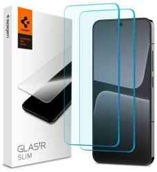 Spigen AGL06037 Xiaomi 13 Spigen GlastR Slim edzett üveg képernyővédő fólia, 2db-os csomag, átlátszó (AGL06037)