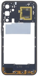 Samsung A155 Galaxy A15 4G középső keret, fekete (gyári)