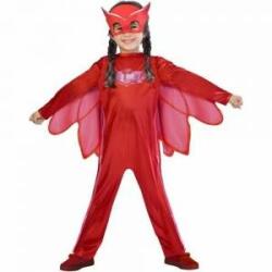 BigBuy Costum Deghizare pentru Copii Pj Masks Owlette Roșu Costum bal mascat copii