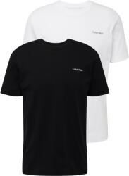 Calvin Klein Tricou negru, alb, Mărimea L