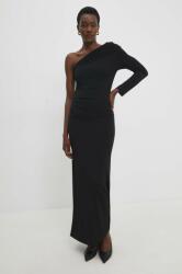 ANSWEAR rochie culoarea negru, maxi, mulata BBYH-SUD0A1_99X