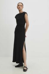 ANSWEAR rochie culoarea negru, maxi, evazati BBYH-SUD09P_99X