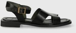 Answear Lab sandale de piele femei, culoarea negru BPYH-OBD011_99X