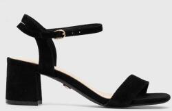 Answear Lab sandale din piele intoarsa culoarea negru BBYH-OBD08B_99X