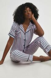 Answear Lab pijama femei, culoarea roz BBYH-BID03D_30X