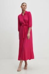 ANSWEAR rochie culoarea roz, maxi, evazati BBYH-SUD0AN_30X