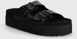 Answear Lab papuci femei, culoarea negru, cu platforma BPYH-OBD01J_99X