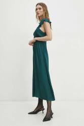 ANSWEAR rochie culoarea verde, maxi, evazati BBYH-SUD065_77X