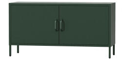 JAN NOWAK ROSA TV-szekrény lábakon, 1150 x 595 x 400 mm, Modern: palack zöld