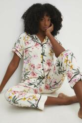 Answear Lab pijama femei, culoarea bej BBYH-BID03C_80X
