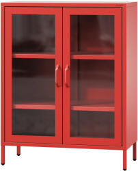 JAN NOWAK GINA Vitrin, 800 x 1015 x 400 mm, Modern: piros