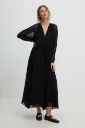 ANSWEAR rochie culoarea negru, maxi, evazati BBYH-SUD0B6_99X